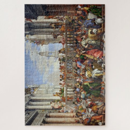 The Wedding at Cana  Paolo Veronese painting Jigsaw Puzzle