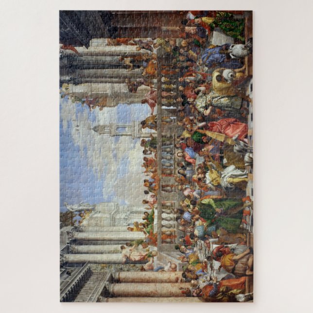 The Wedding at Cana | Paolo Veronese painting Jigsaw Puzzle (Vertical)