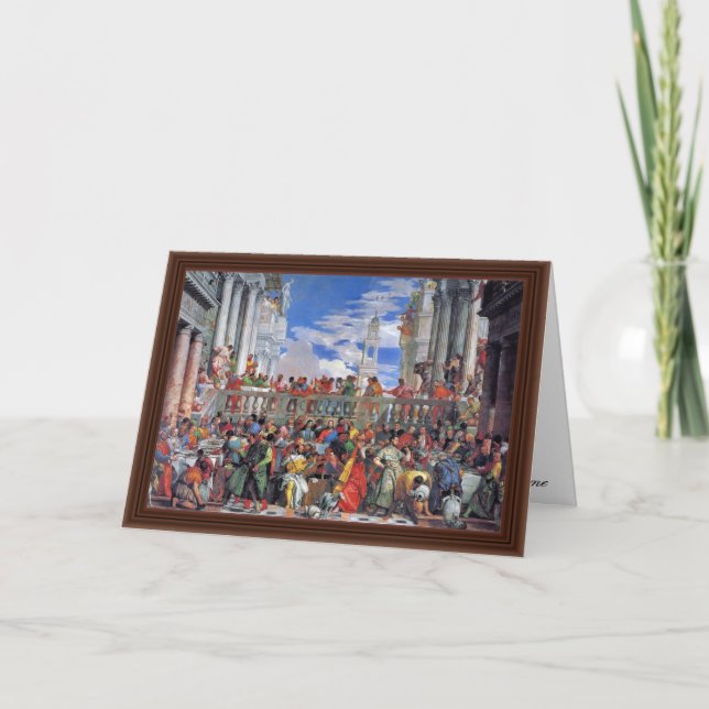 The Wedding At Cana., Wedding At Cana, Card (Front)