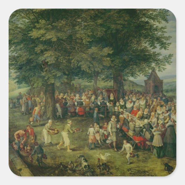 The Wedding Banquet Square Sticker (Front)