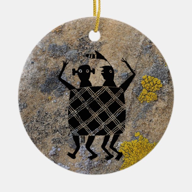 The Wedding Blanket Ceramic Ornament (Front)