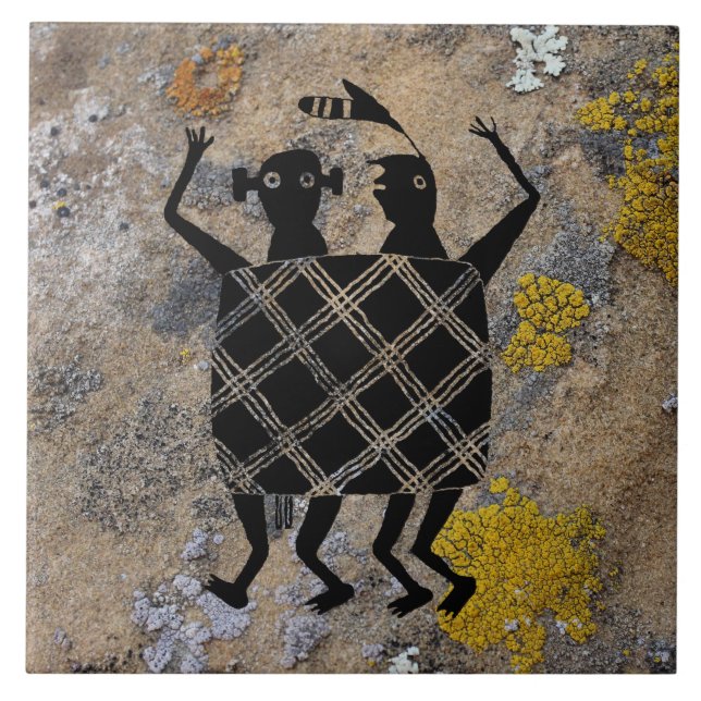 The Wedding Blanket Ceramic Tile (Front)