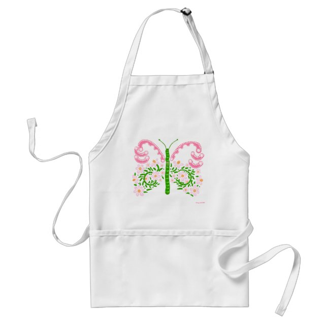 the wedding butterfly apron (Front)