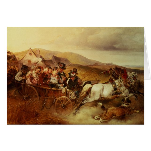 The Wedding Cart Cards (Front Horizontal)