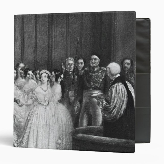 The wedding ceremony 3 ring binder (Front/Inside)