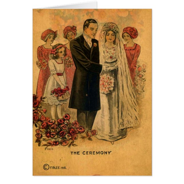 The Wedding Ceremony Digital Art Cards (Front)