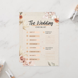 The Wedding Checklist Invitation