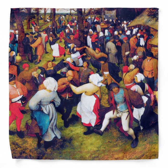 The Wedding Dance, Pieter Bruegel Bandana (Front)