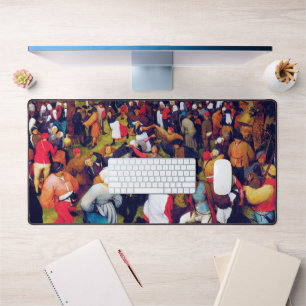 The Wedding Dance, Pieter Bruegel Desk Mat