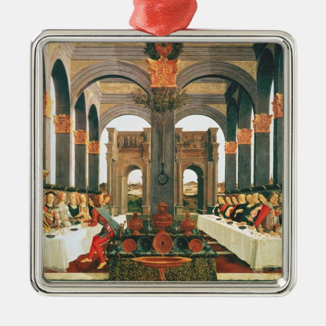 The Wedding Feast Metal Ornament (Front)