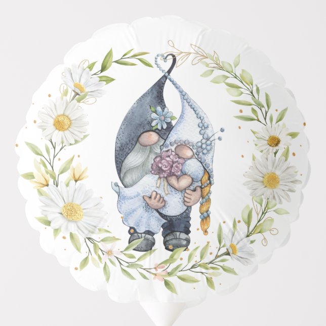The Wedding Gnomes Balloon (Front)