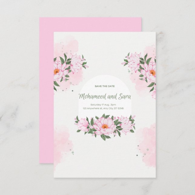 The Wedding Invitation (Front/Back)