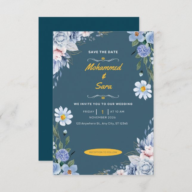 The Wedding Invitation (Front/Back)