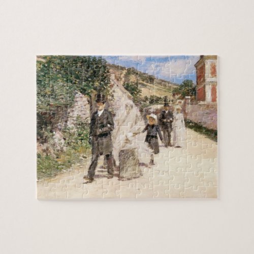 The Wedding March by Robinson Vintage Newlyweds Jigsaw Puzzle