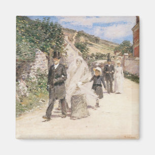 The Wedding March by Robinson, Vintage Newlyweds Magnet