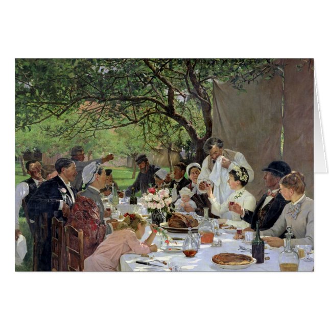 The Wedding Meal at Yport, 1886 Cards (Front Horizontal)