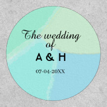 The wedding of add couple name initial letter date