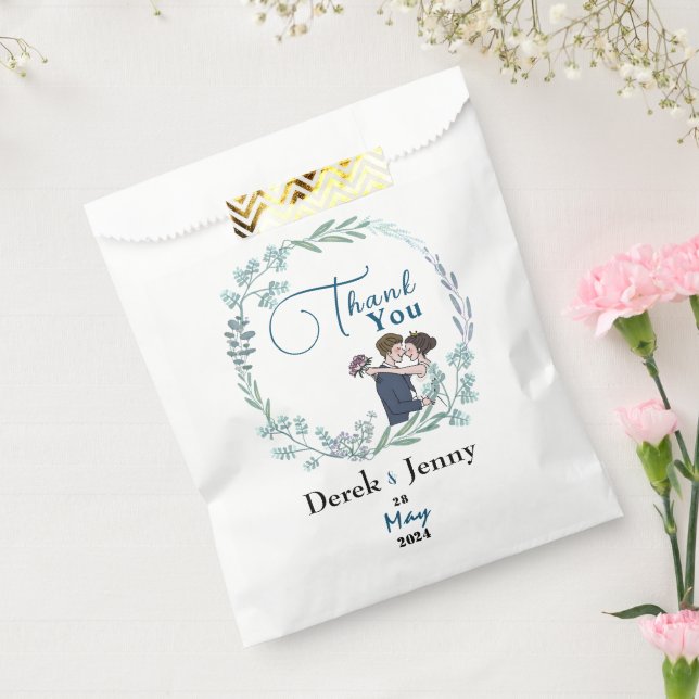 The wedding of blue lovers favor bag (Sealed)