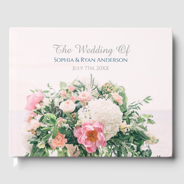 The Wedding Of, Names & Date, DIY Photos Guest Book (Front)
