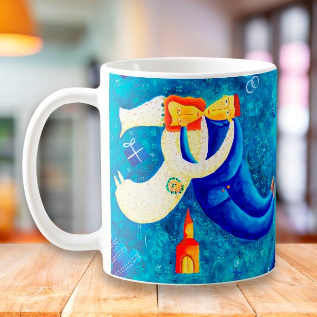 The Wedding Painting Contemporary Art Coffee Mug (Creator Uploaded)