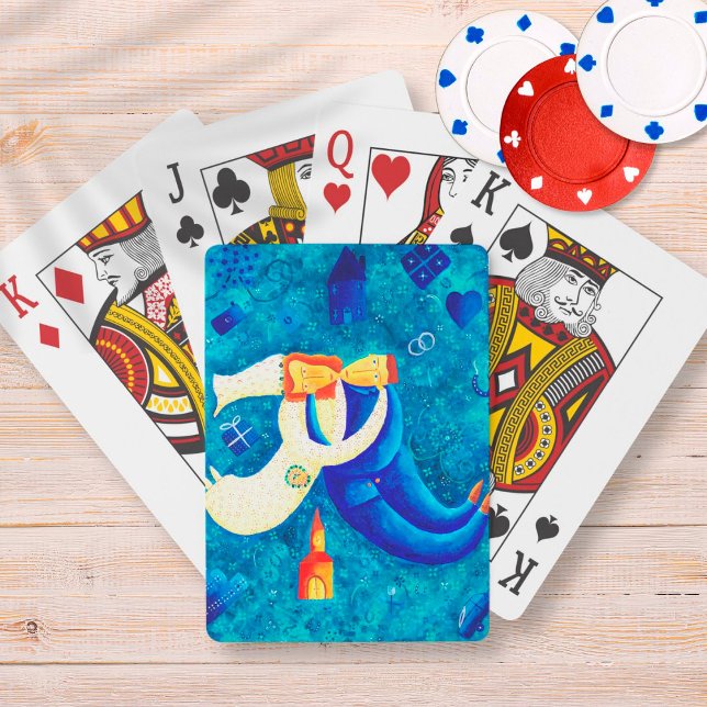 The Wedding Painting Contemporary Art Poker Cards (Creator Uploaded)
