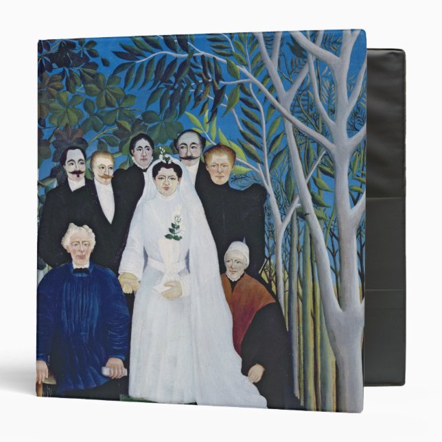 The wedding party, c.1905 binder (Front/Inside)