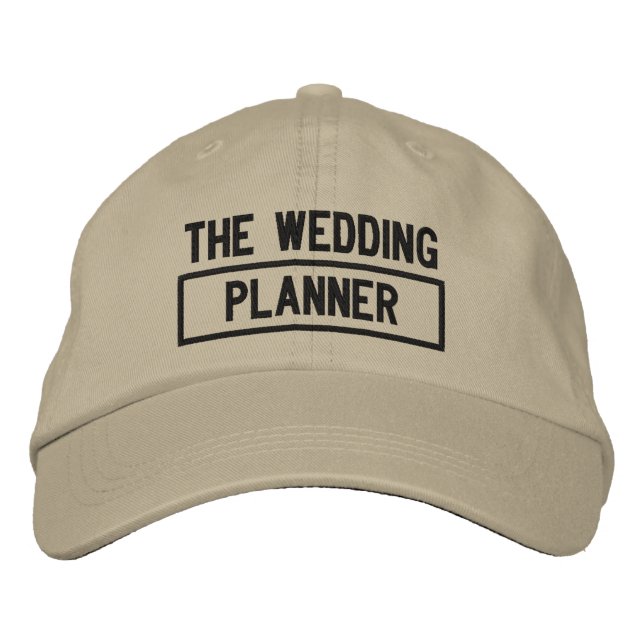 The Wedding Planner Headline Embroidery Embroidered Baseball Cap (Front)