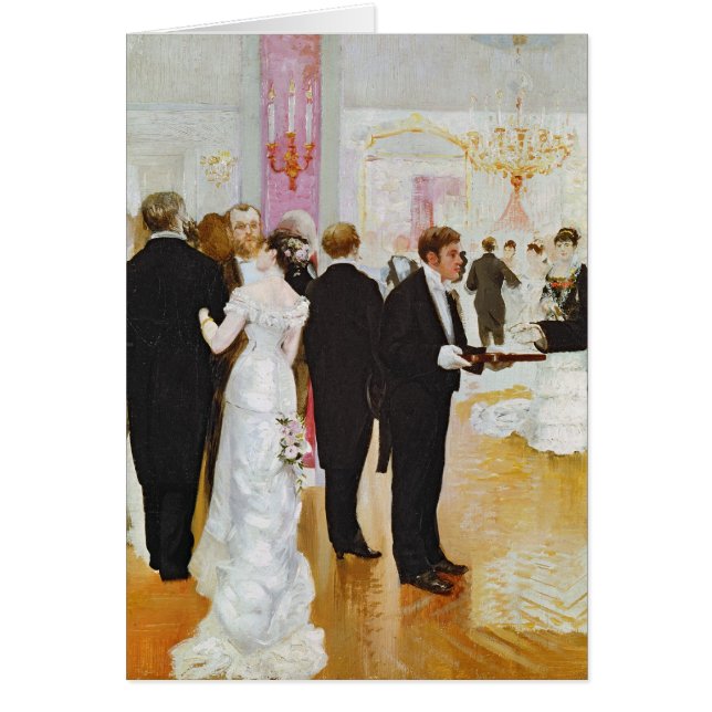 The Wedding Reception, c.1900 Cards (Front)