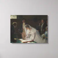 The Wedding Register Art Print 1920 by Edmund Blair offers Leighton Framed Print