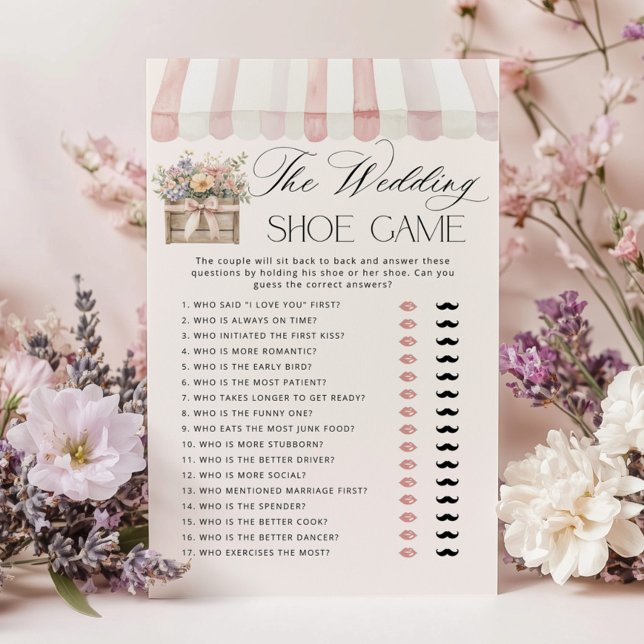 The wedding shoe game Off the Market Bridal game (Creator Uploaded)