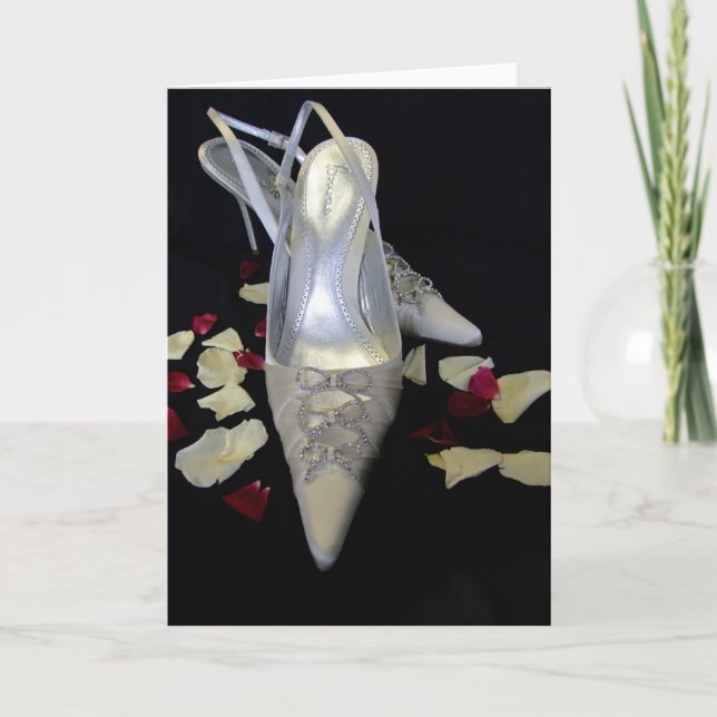 The wedding shoes card (Front)