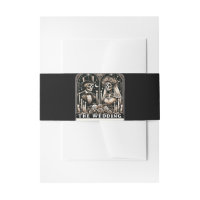 THE WEDDING Tarot Skeletons Bride & Groom