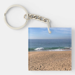 The Wedge, Newport Beach, California Keychain