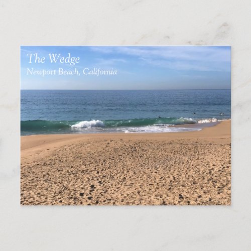 The Wedge Newport Beach California Postcard