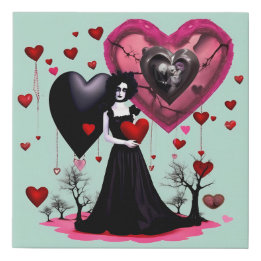 The Weeping Willow Faux Canvas Print