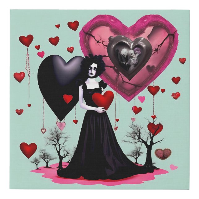 The Weeping Willow Faux Canvas Print (Front)