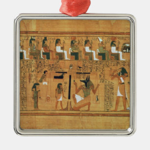 The Weighing of Heart against the Feather of Metal Ornament