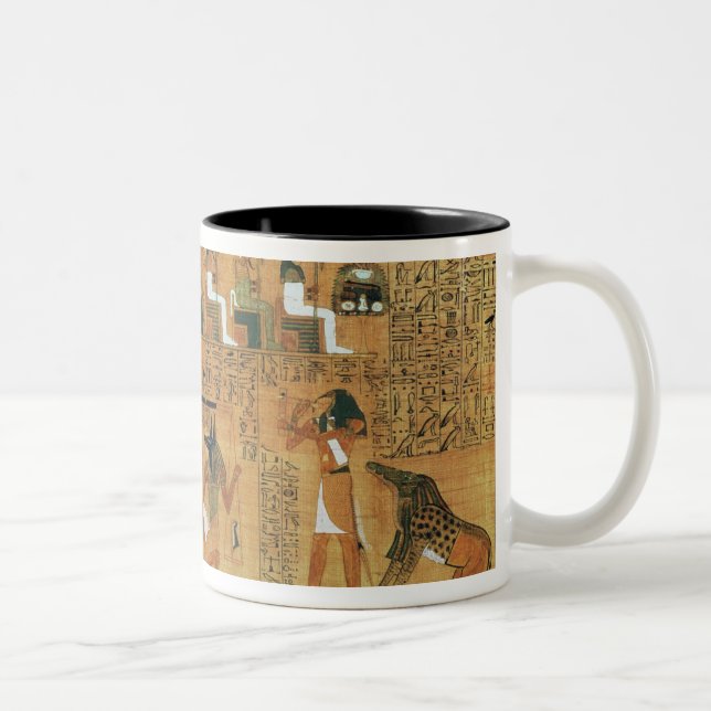 The Weighing of Heart against the Feather of Two-Tone Coffee Mug (Right)