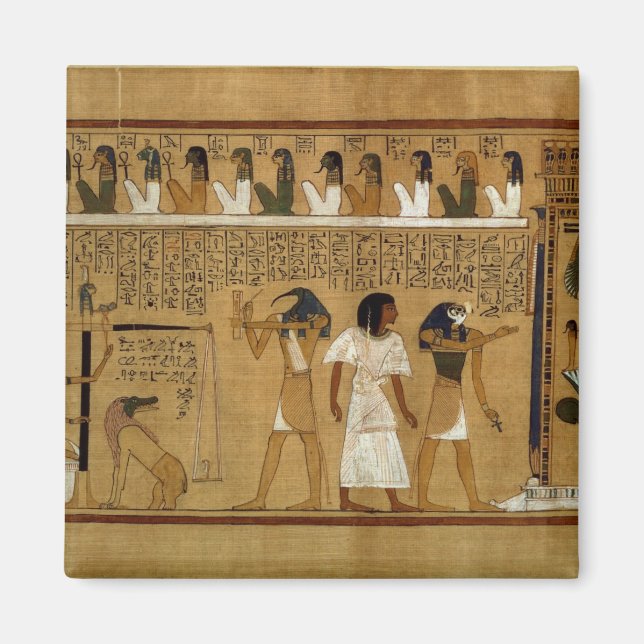 The Weighing of the Heart against Maat's Feather Magnet (Front)