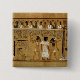 The Weighing of the Heart against Maat's Feather Pinback Button