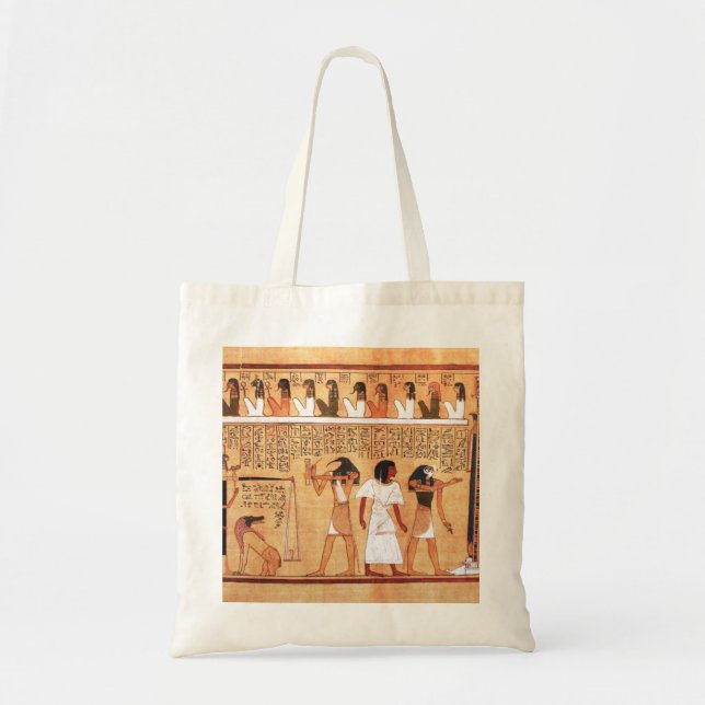 The Weighing Of The Heart Against Maat's Feather Tote Bag (Front)