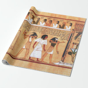The Weighing Of The Heart Against Maat's Feather Wrapping Paper