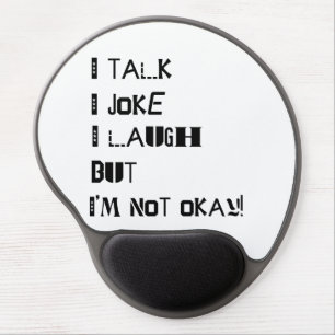 The Weight of Laughter – Mental Health Awareness Gel Mouse Pad