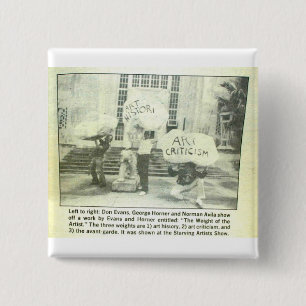The Weight of the Artist Pinback Button