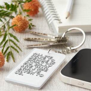 The Weight of Time Keychain