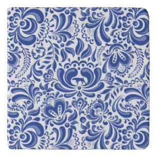 THE WEIMARANER AND THE BEE MARBLE STONE TRIVET