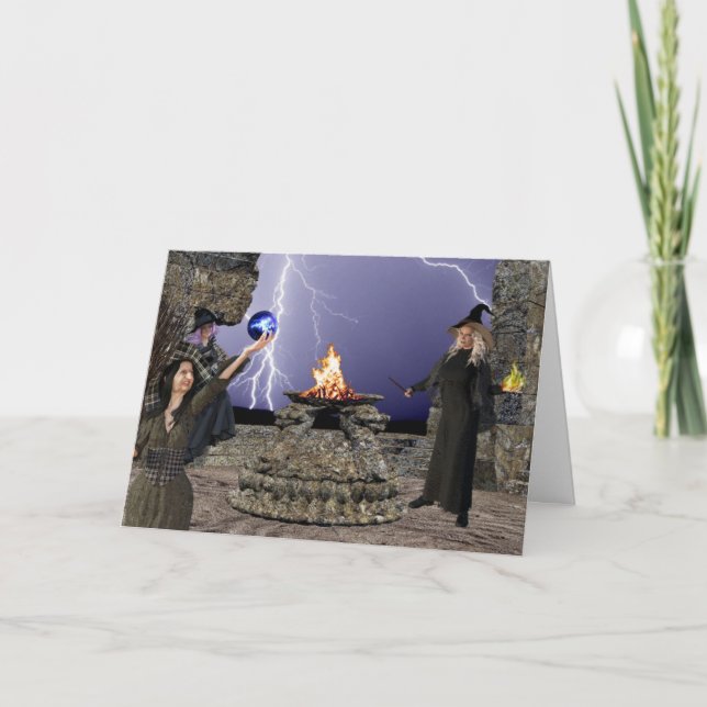 The Weird Sisters Cast a Spell Card (Front)