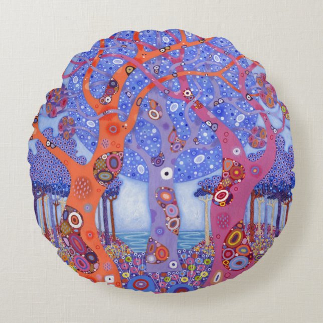 The Welcome Hills 2013 Round Pillow (Front)