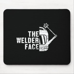 The Welder Face Welding Profession Metal Iron Gift Mouse Pad