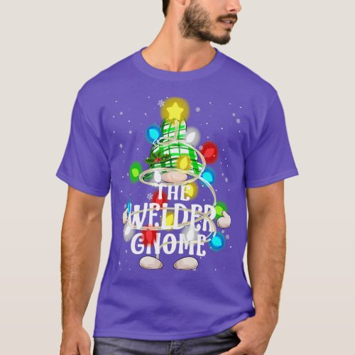 The Welder Gnome Christmas Matching Family Shirt